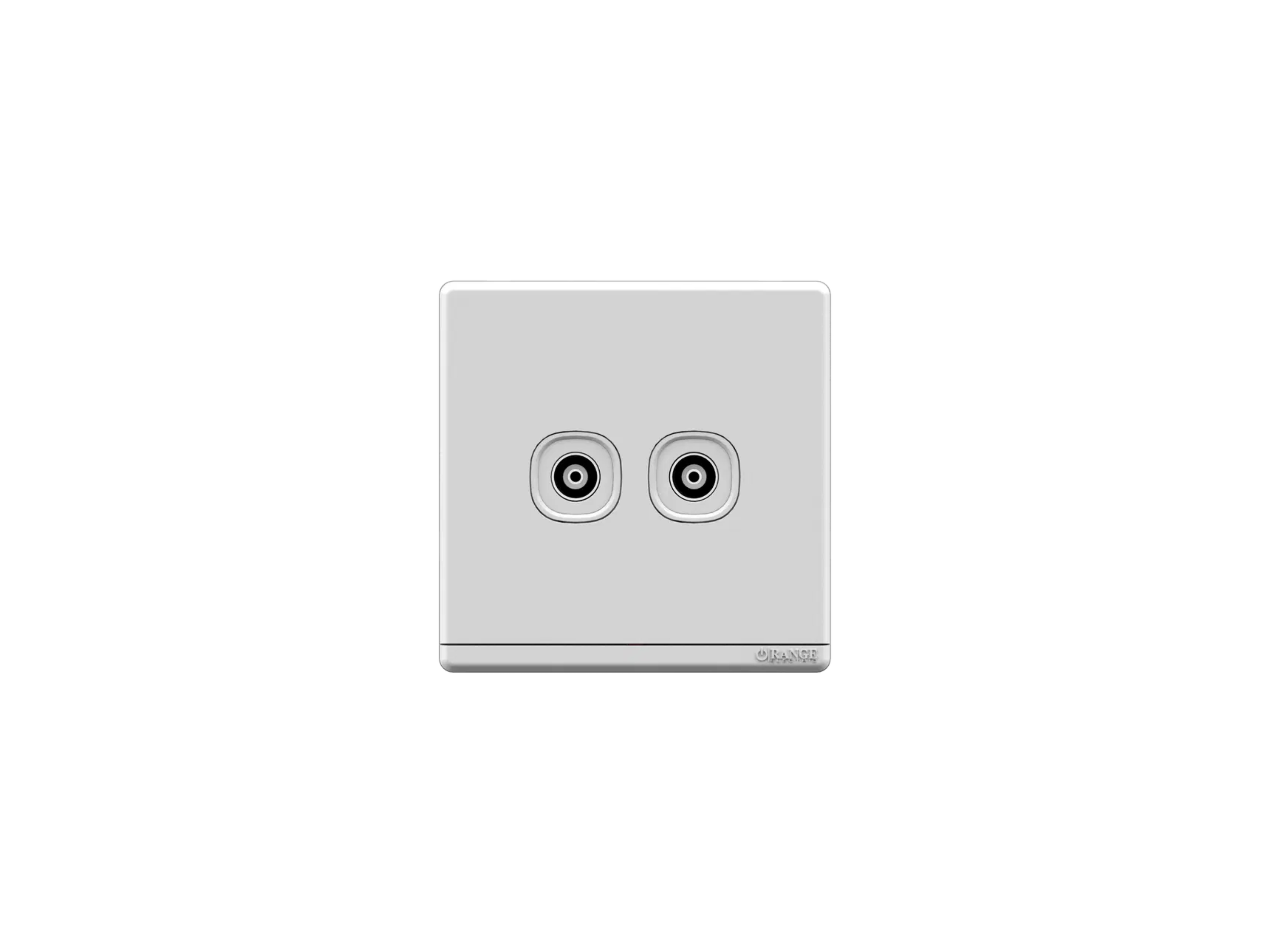 ODESSA 2G 75 OHM TV SOCKET WHITE